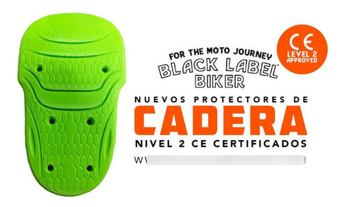 Protecciones Cadera Black Label Biker Certificadas Ce2
